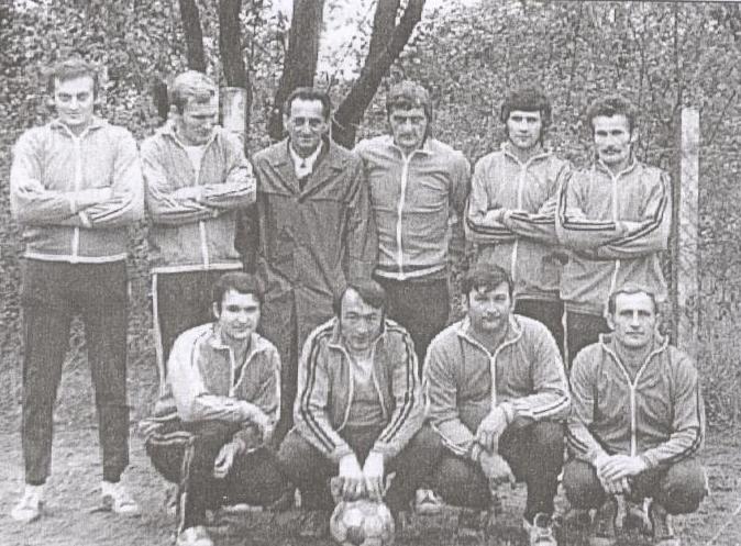 70-es évekbeli focicsapat